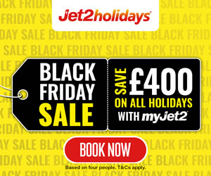 Jet2holidays Black Friday sale: £400 off holidays in 2025/2026