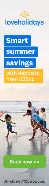 Love Holidays: Low deposits from £25 per person