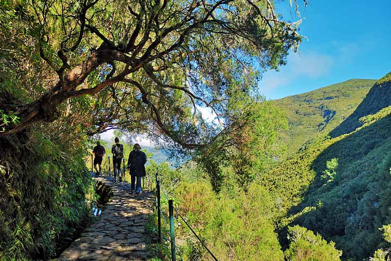 On the 25 Fountains (PR6) Levada trail from Rabaçal