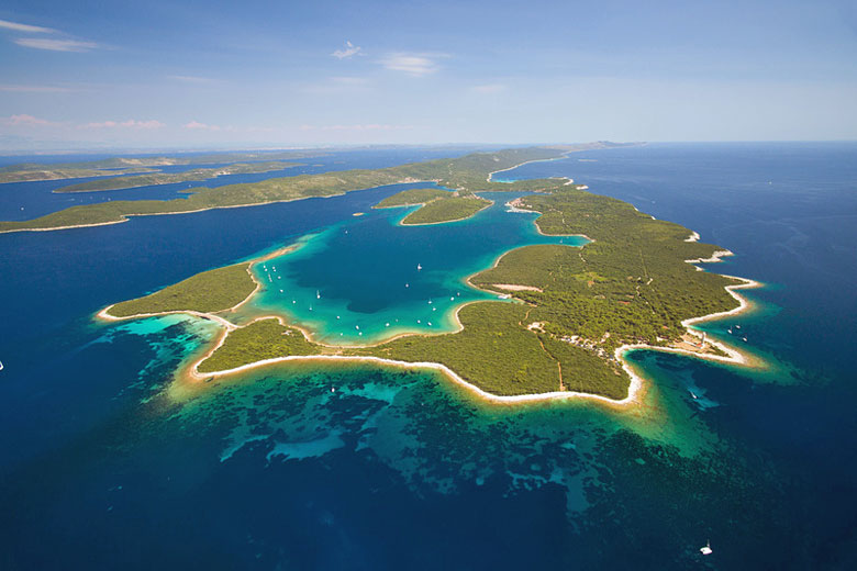 Aerial view of Dugi Otok