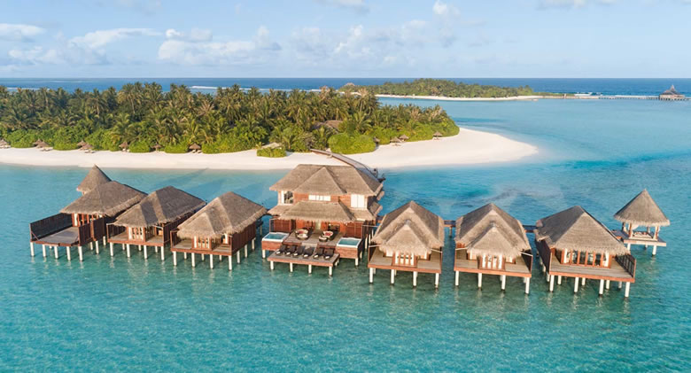 Over the water spa at Anantara Dhigu Maldives Resort