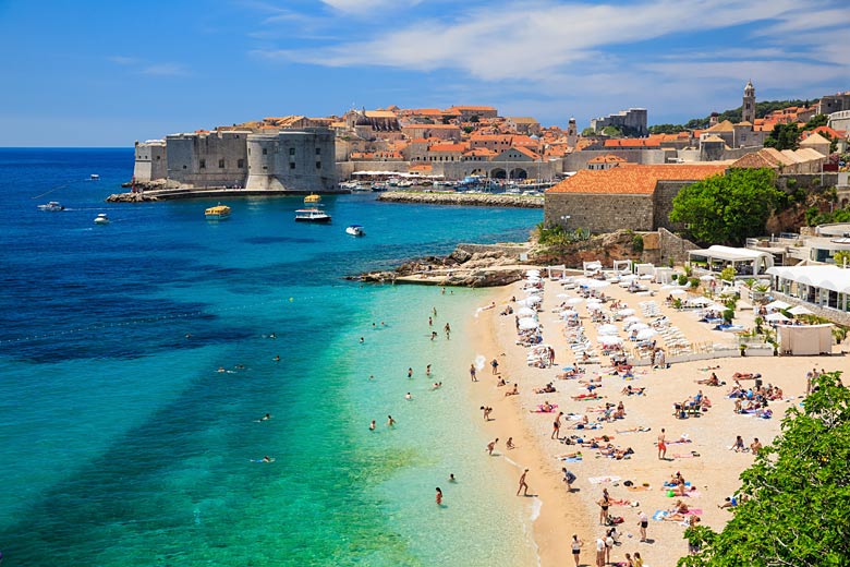 Beautiful Banje Beach, Dubrovnik