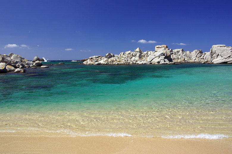 Beach on Lavezzi Isles