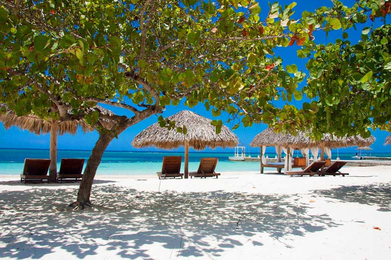 Fabulous beach at Sandals Montego Bay, Jamaica