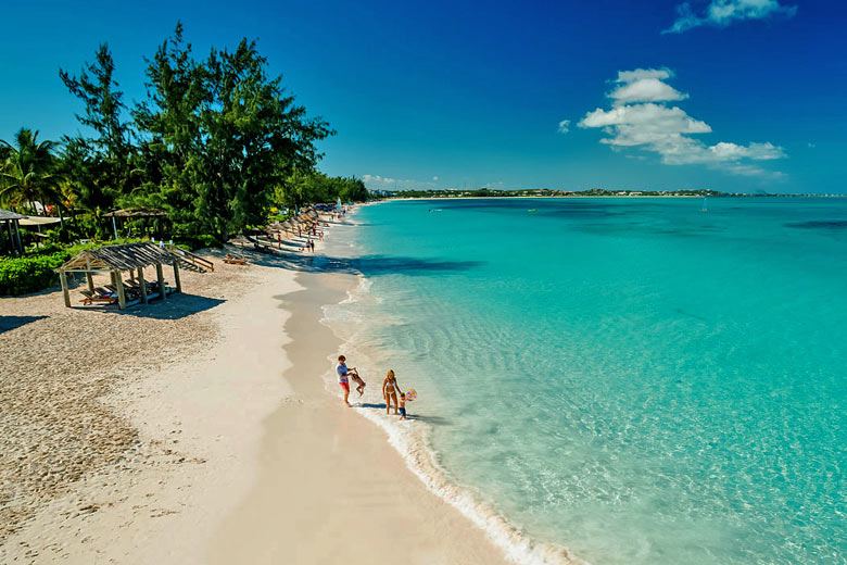 The beach in Turks & Caicos