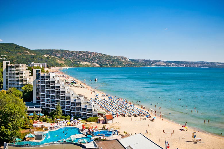 The beautiful and bustling Black Sea coast, Bulgaria