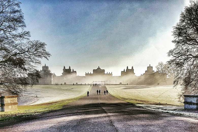 Wintry scenes at Blenheim Palace