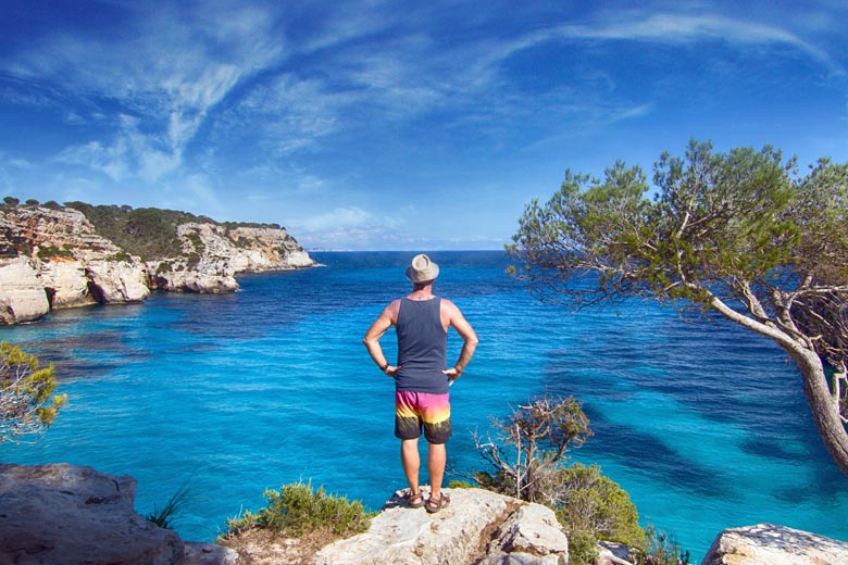 Menorca’s signature turquoise waters