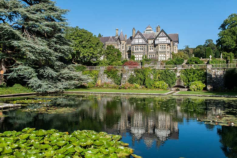 The lily pond at Bodnant Garden