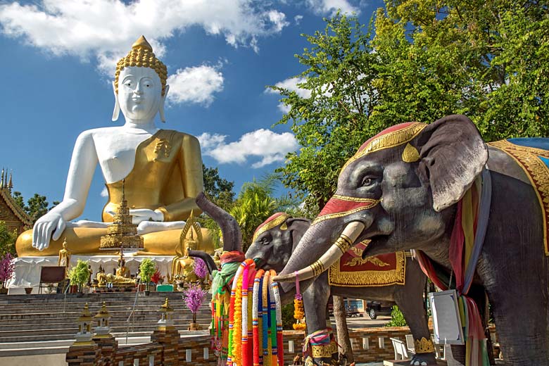 One of Chiang Mai’s many temples