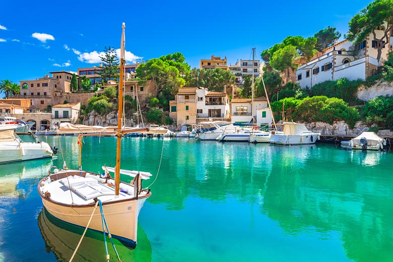 Cala Figuera in the south of Majorca, Spain