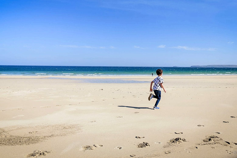 The wide-open expanse of Carbis Bay