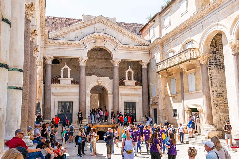 Courtyard of the Diocletian's Palace, Split