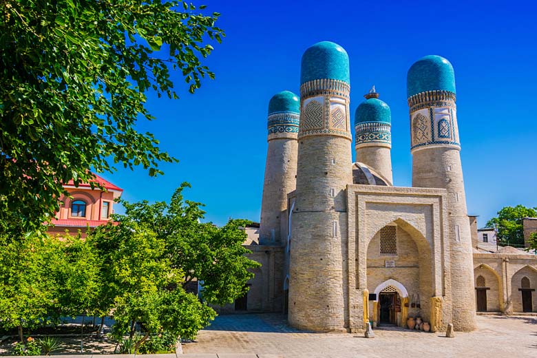 The unusual Chor Minor, Bukhara, Uzbekistan