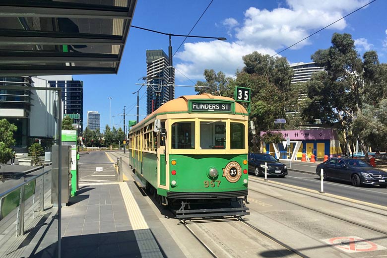 Ride the free City Circle Tram