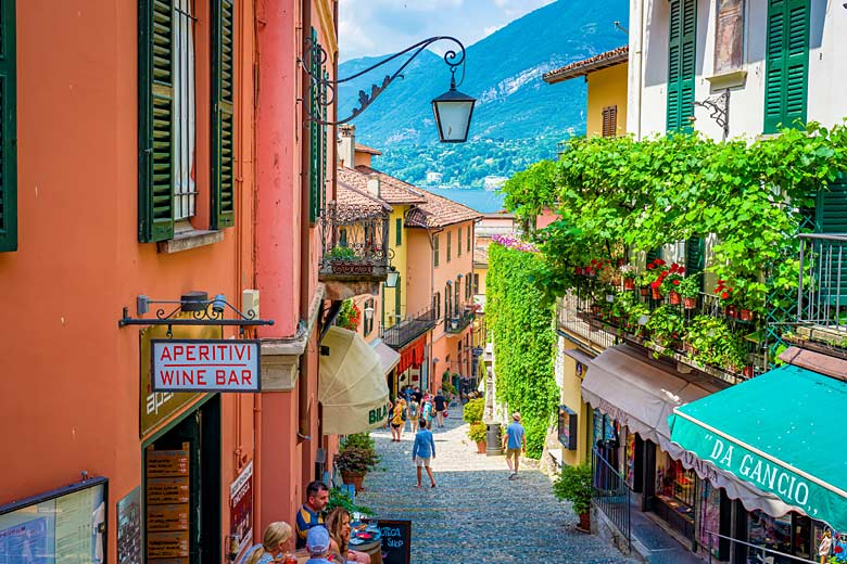 Cobbled streets of Bellagio, Lake Como