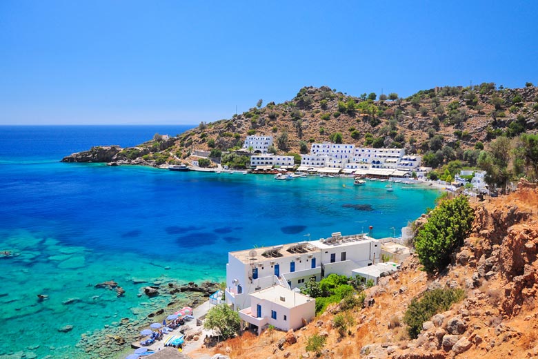 On the Crete coast at Loutro