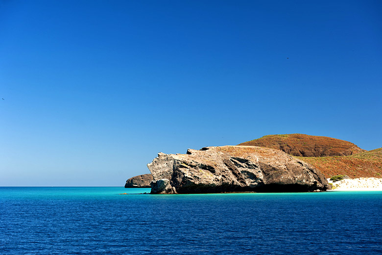 The stunning blue waters of the Sea of Cortez, Los Cabos, Mexico