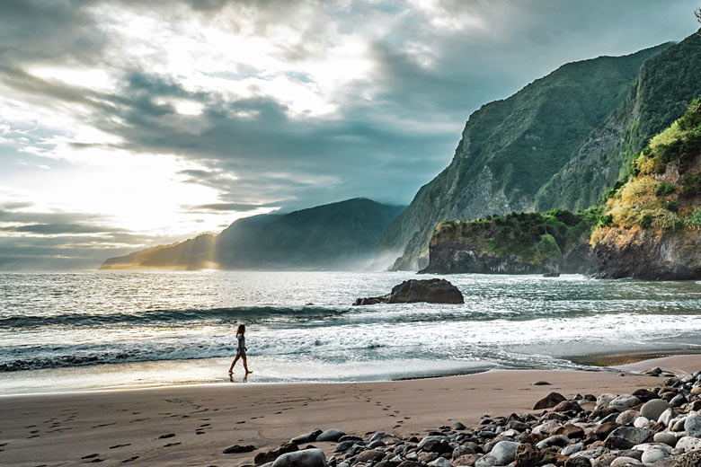 Dramatic scenes on Seixal Beach