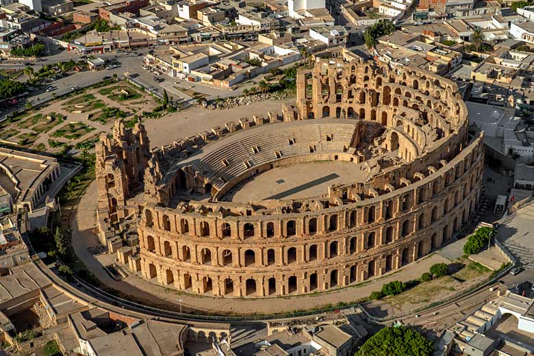 Magnificent UNESCO site of El Jem amphitheatre