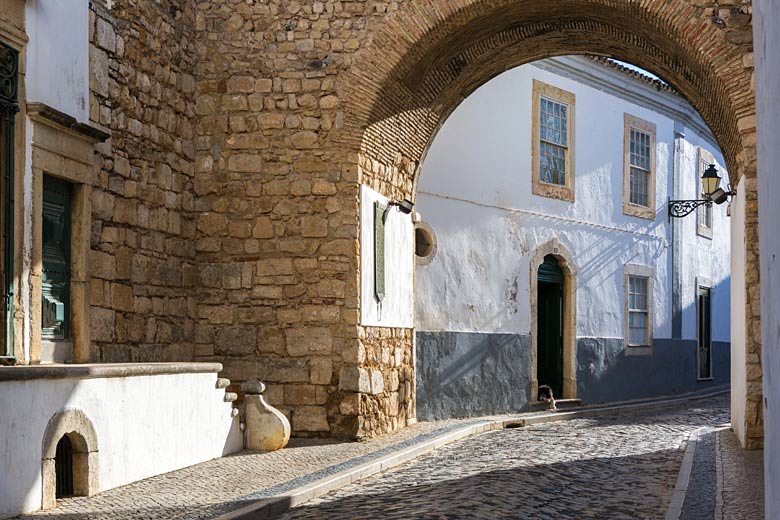 Cobbled streets of Faro’s Old Town