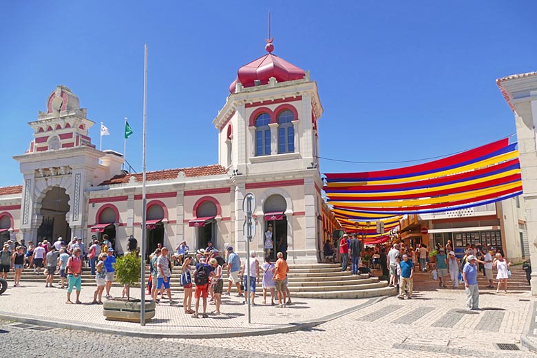 The colourful market in Loulé