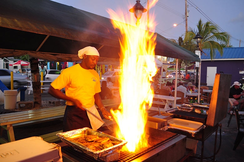 Fish Fry Night in Oistins, Barbados