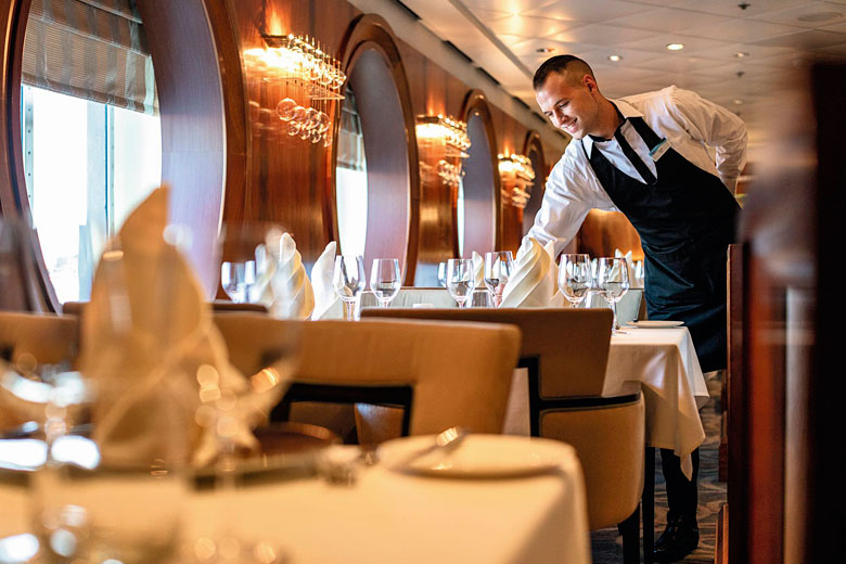 Preparing for Formal Night on the Marella Explorer