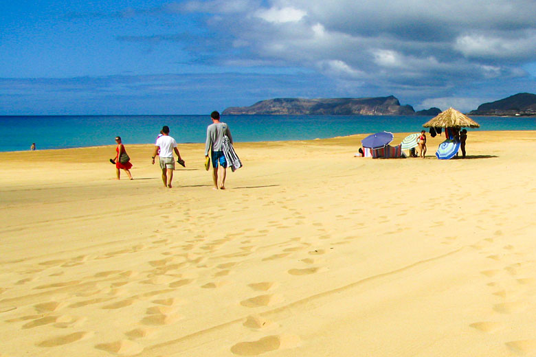 The supple golden sands of Porto Santo