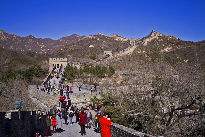 The Great Wall of China at Badaling near Beijing