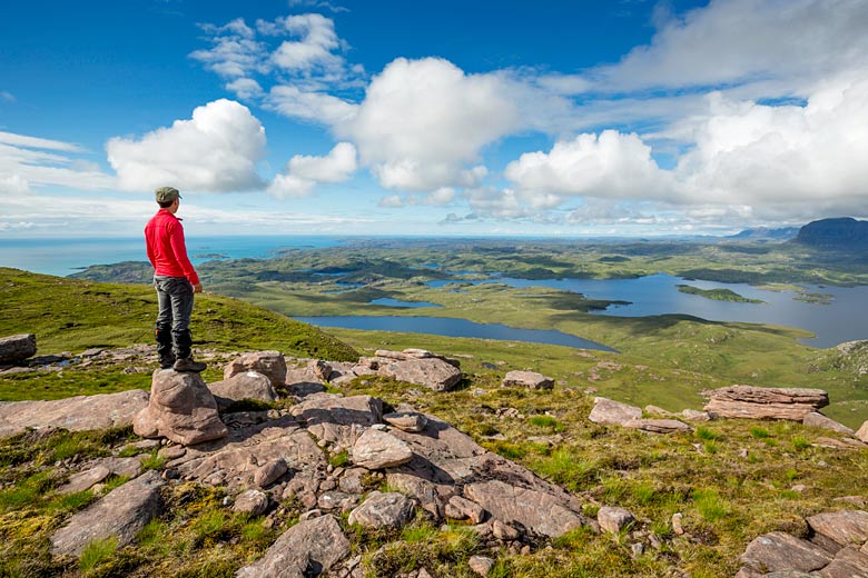 Hillwalking on Stac Pollaidh, just north of Ullapool