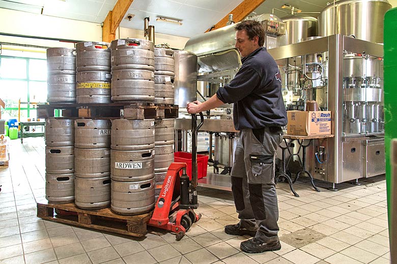 Inside Ardwen Brewery