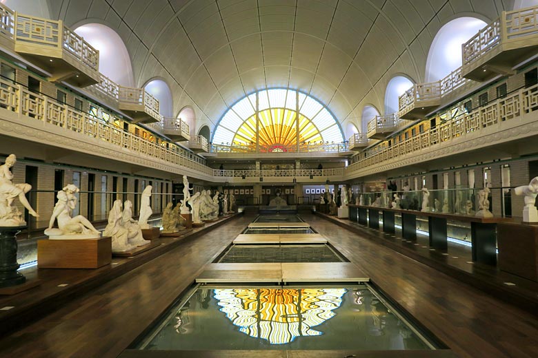 The interior of Piscine Roubaix museum