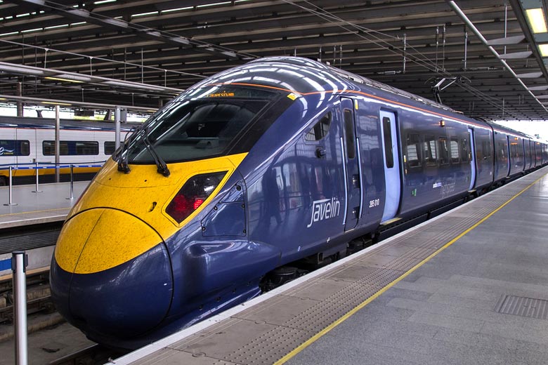 The Javelin train at St Pancras International