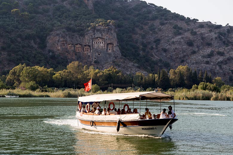 Take a boat trip to see the Kaunos Rock Tombs