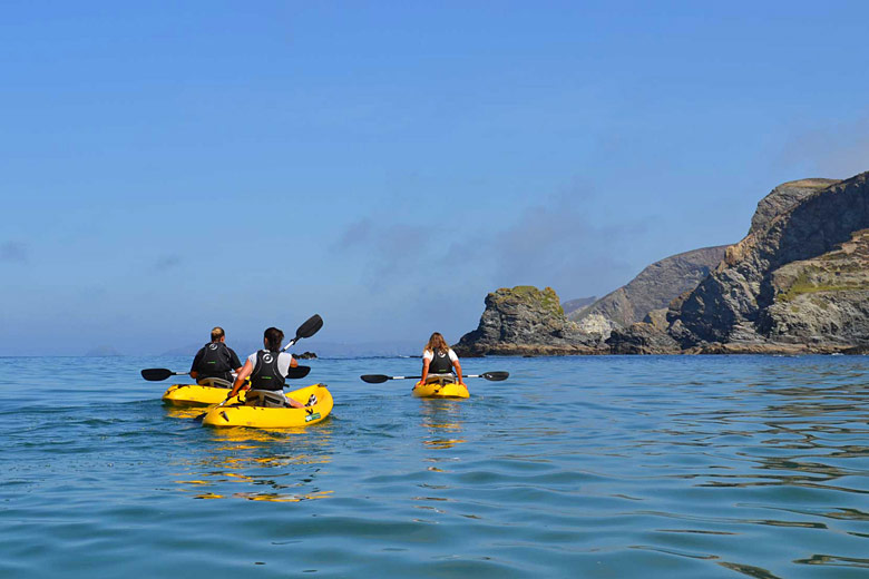 Kayaking on the St Agnes Heritage Coast