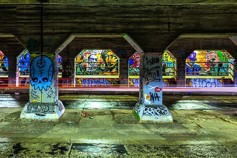 Inside the Krog Street Tunnel, Atlanta