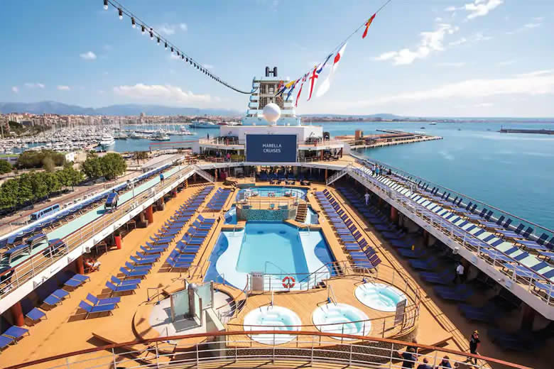 Marella Explorer pool deck