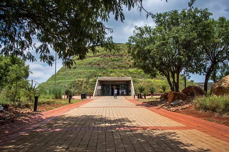 Heading into Maropeng Visitors Centre