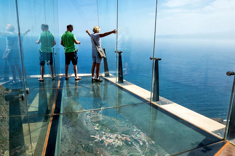 The Mirador de Abrante skywalk, La Gomera