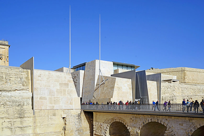 The new City Gate of Valletta