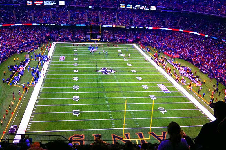 The New Orleans Superdome stadium