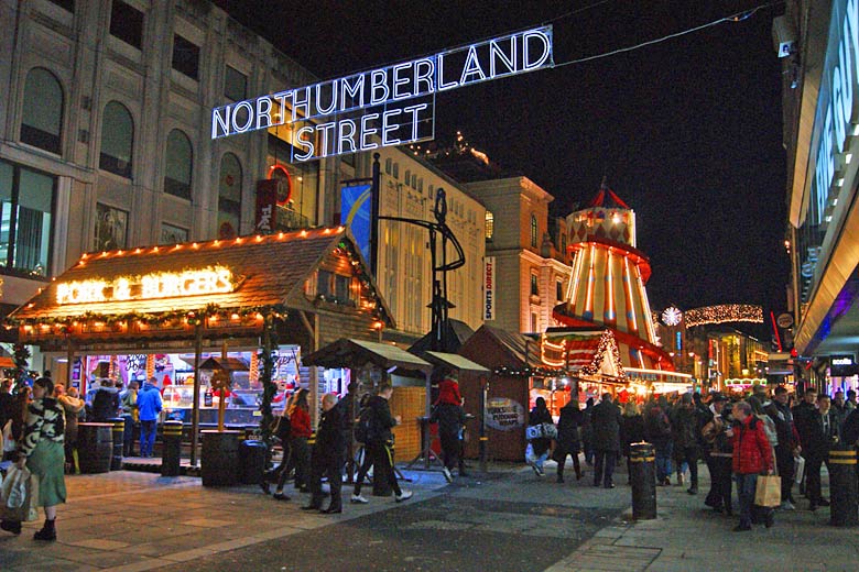 Newcastle's central Christmas Market