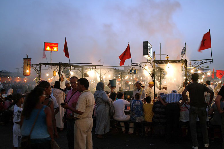 Night Market Jemaa el-Fnaa, Marrakesh