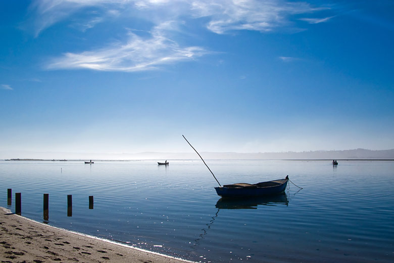 The still waters of Óbidos Lagoon