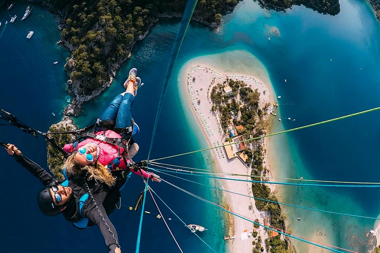 Paragliding over Ölüdeniz