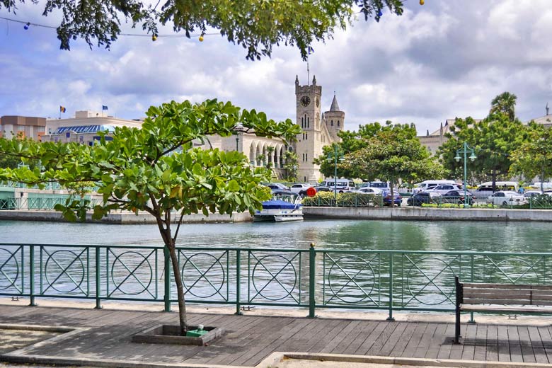 The Parliament buildings in Bridgetown, Barbados