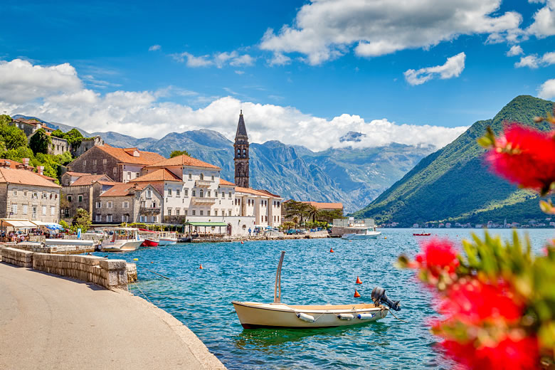 Pretty Perast in the Bay of Kotor, Montenegro