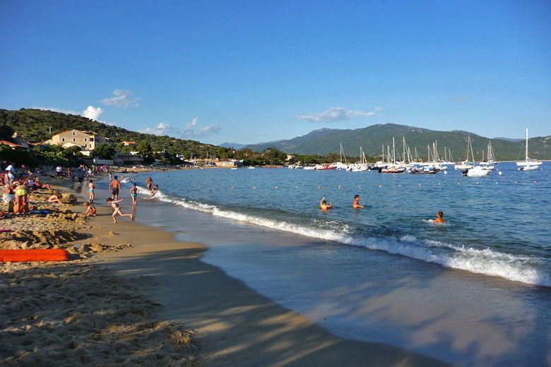 Late afternoon on Porto Pollo Beach