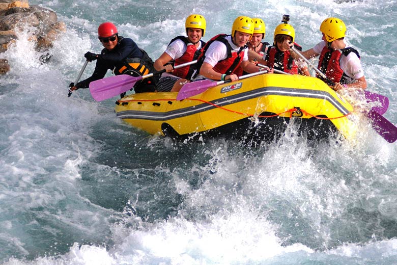 Rafting at Wadi Adventure, Al Ain